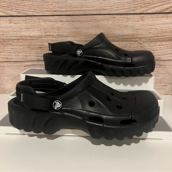 CROCS Other - Crocs Off Road Sport Clogs Slides Black Mens Size 9 Womens 11 Sandals M9/W11